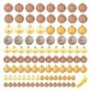 100 Kpl Joulukuusen Pallosarja 6 Cm Ruskea/pronssi/kulta -meubeldecoratie winkel 100 kpl joulukuusen pallosarja 6 cm ruskeapronssikulta monivarinen 3283766