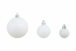 100 Kpl Joulukuusen Pallosarja 6 Cm Valkoinen/harmaa -meubeldecoratie winkel 100 kpl joulukuusen pallosarja 6 cm valkoinenharmaa monivarinen 3286759