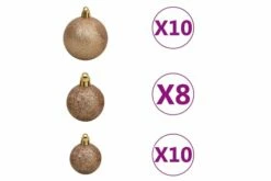 120-osainen Joulupallosetti Latvalla 300 LED-valoa -meubeldecoratie winkel 120 osainen joulupallosetti latvalla 300 led valoa 3306592