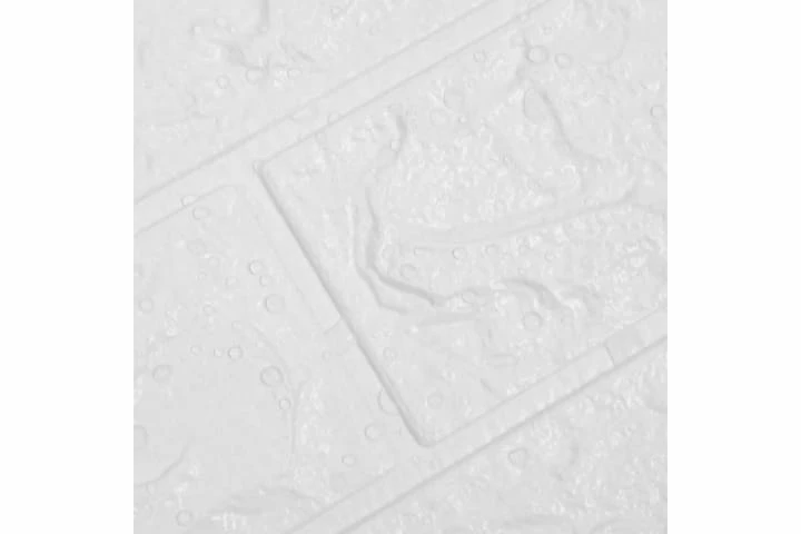 3D Tapetti Tiilet Itsekiinnittyvä 40 Kpl Valkoinen 8 3D Tapetti Tiilet Itsekiinnittyvä 40 Kpl Valkoinen - Image 6