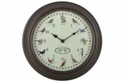 Esschert Design Kello Lintuäänillä