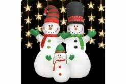 Ilmatäytteinen Jouluinen Lumiukkoperhe LED IP44 240 Cm -meubeldecoratie winkel ilmataytteinen jouluinen lumiukkoperhe led ip44 240 cm valkoinen 3403559