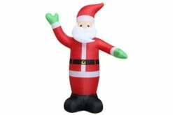 Ilmatäytteinen Joulupukki LED IP44 600 Cm XXL -meubeldecoratie winkel ilmataytteinen joulupukki led ip44 600 cm xxl punainen 1498975 1