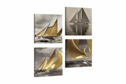 Koristeellinen Keinonahka Taulu (4 Kpl)