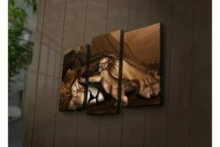 Koristeellinen Led Valaistu Canvas Taulu (3 Kpl)