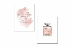 Koristeellinen MDF Maalaus (2 Kpl)