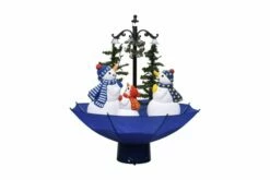 Lunta Satava Joulukuusi Sateenvarjopohjalla Sininen 75cm PVC