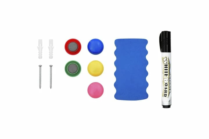 Magneettinen Tussitaulu Valkoinen 110x60 Cm Teräs 12 Magneettinen Tussitaulu Valkoinen 110x60 Cm Teräs - Image 10