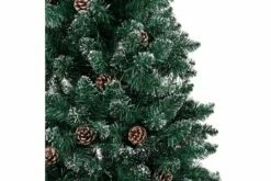 Ohut Joulukuusi LED-valoilla Ja Palloilla Vihreä 150 Cm -meubeldecoratie winkel ohut joulukuusi led valoilla ja palloilla vihrea 150 cm 3314094