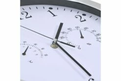 Seinäkello Kvartsikoneisto Kosteus- & Lämpömittari 30cm -meubeldecoratie winkel seinakello kvartsikoneisto kosteus lampomittari 30cm valkoinen 774999