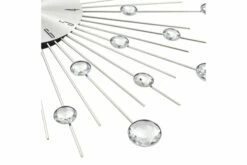 Seinäkello Kvartsikoneisto Moderni Muotoilu 50 Cm -meubeldecoratie winkel seinakello kvartsikoneisto moderni muotoilu 50 cm hopea 772018 1