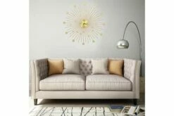 Seinäkello Metalli 70 Cm Kultainen