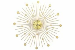 Seinäkello Metalli 70 Cm Kultainen -meubeldecoratie winkel seinakello metalli 70 cm kultainen kulta 1434496 1