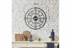 Seinäkello Salemal 50x50 Cm VP Spain -meubeldecoratie winkel seinakello salemal 50x50 cm vp spain metallimusta 3320149