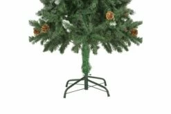 Tekojoulukuusi Kävyillä Ja Valkoisella Kimalluksella 150 Cm -meubeldecoratie winkel tekojoulukuusi kavyilla ja valkoisella kimalluksella 150 cm vihrea 3287102 1