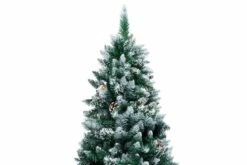 Tekojoulukuusi Kävyillä Ja Valkoisella Lumella 240 Cm -meubeldecoratie winkel tekojoulukuusi kavyilla ja valkoisella lumella 240 cm 3285963 1