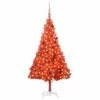 Tekojoulukuusi LED-valoilla Ja Palloilla Punainen 210 Cm PVC -meubeldecoratie winkel tekojoulukuusi led valoilla ja palloilla punainen 210 cm pvc 3293475