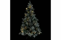 Tekojoulukuusi Lumihuurre/LED-valot/kävyt 195 Cm PVC Ja PE -meubeldecoratie winkel tekojoulukuusi lumihuurreled valotkavyt 195 cm pvc ja pe 3530605