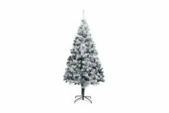 Tekojoulukuusi Lumihuurteella Vihreä 240 Cm PVC