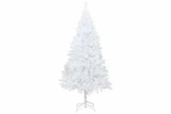 Tekojoulukuusi Paksuilla Oksilla Valkoinen 120 Cm PVC -meubeldecoratie winkel tekojoulukuusi paksuilla oksilla valkoinen 120 cm pvc valkoinen 3030132 1