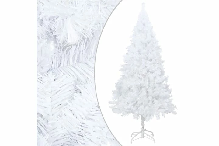 Tekojoulukuusi Paksuilla Oksilla Valkoinen 240 Cm PVC 6 Tekojoulukuusi Paksuilla Oksilla Valkoinen 240 Cm PVC - Image 4