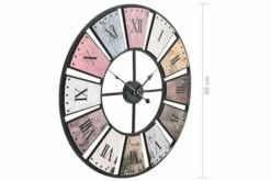 Vintagetyylinen Seinäkello Kvartsikoneisto 60 Cm XXL -meubeldecoratie winkel vintagetyylinen seinakello kvartsikoneisto 60 cm xxl monivarinen 771962 1