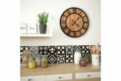 meubeldecoratie winkel -meubeldecoratie winkel vintagetyylinen seinakello kvartsikoneisto puu metalli 60c musta 1375169 1