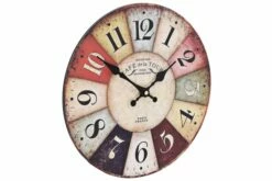 Vintagetyylinen Seinäkello Värikäs 30 Cm -meubeldecoratie winkel vintagetyylinen seinakello varikas 30 cm monivarinen 771825