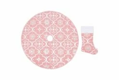 Ylellinen Joulukuusen Jalustapeite Sukalla Pinkki 122 Cm -meubeldecoratie winkel ylellinen joulukuusen jalustapeite sukalla pinkki 122 cm 3361478 1