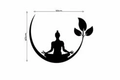 Yoga Seinäkoriste -meubeldecoratie winkel yoga seinakoriste homemania 4865956 1